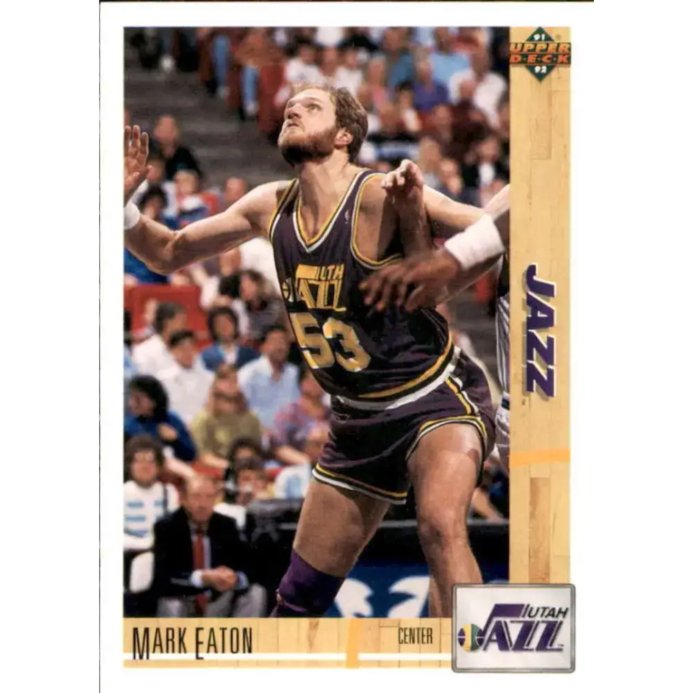1991-92 Upper Deck #116 Mark Eaton NM-MT Utah Jazz Basketball Card - Basketball Card Single