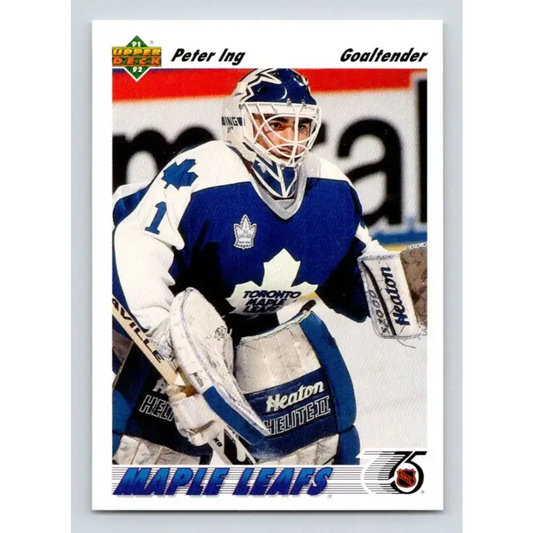 1991-92 Upper Deck #118 Peter Ing NM-MT Hockey Card - Hockey Card Single