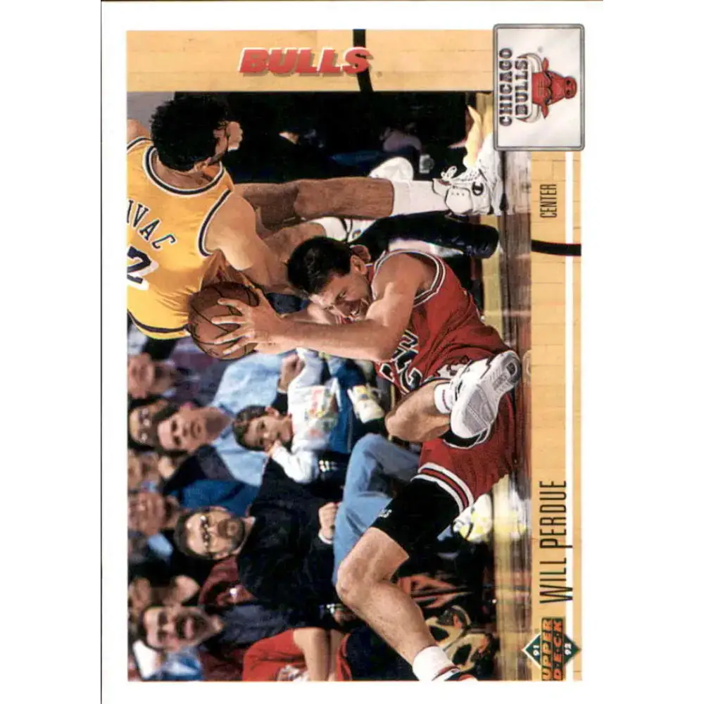 1991-92 Upper Deck #120 Will Perdue NM-MT Chicago Bulls Basketball Card - Basketball Card Single