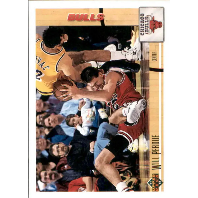 1991-92 Upper Deck #120 Will Perdue NM-MT Chicago Bulls Basketball Card - Basketball Card Single