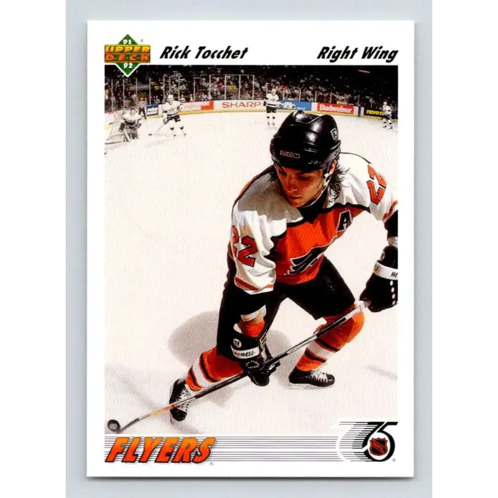 1991-92 Upper Deck #122 Rick Tocchet NM-MT Hockey Card - Hockey Card Single
