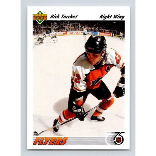 1991-92 Upper Deck #122 Rick Tocchet NM-MT Hockey Card - Hockey Card Single