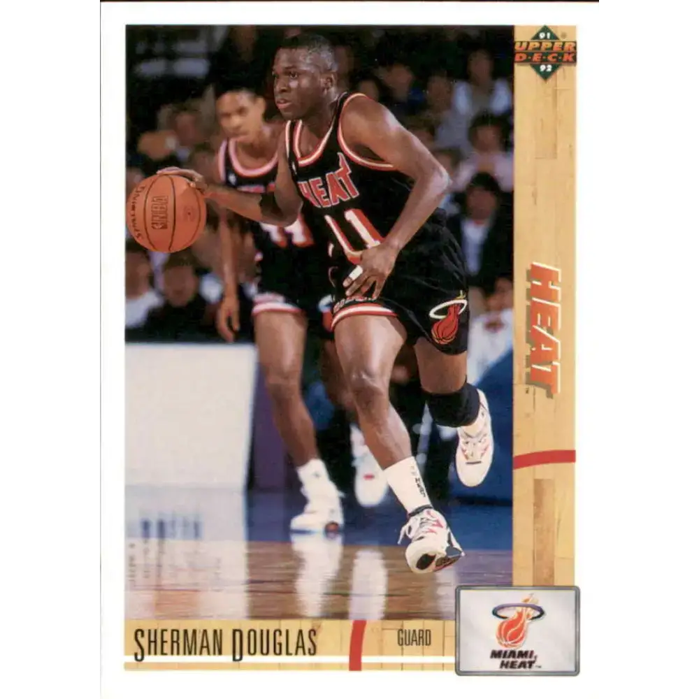 1991-92 Upper Deck #122 Sherman Douglas NM-MT Miami Heat Basketball Card - Basketball Card Single