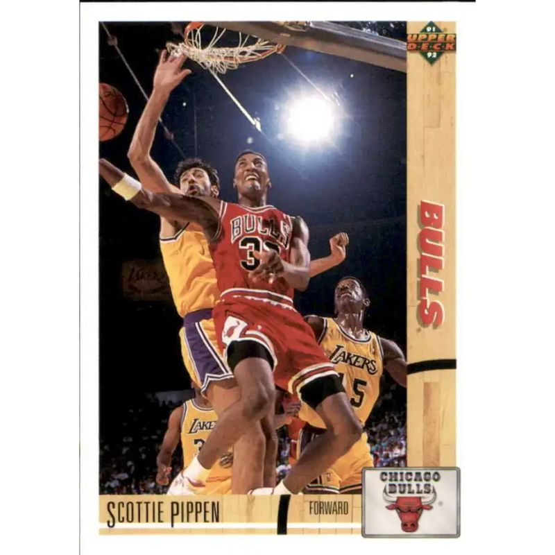 1991-92 Upper Deck #125 Scottie Pippen NM-MT Chicago Bulls Basketball Card - Basketball Card Single