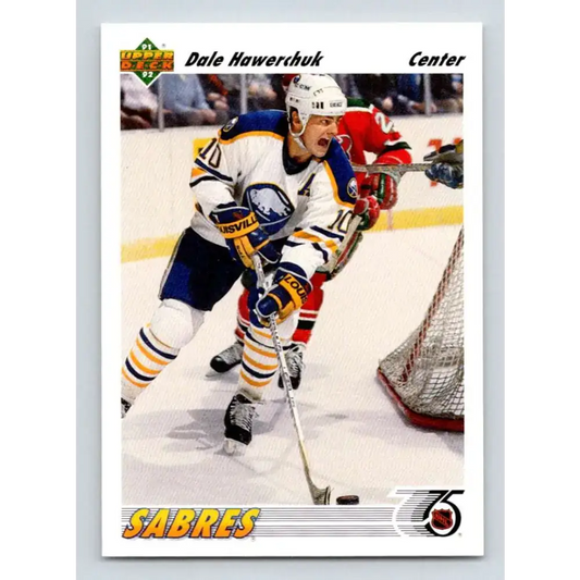 1991-92 Upper Deck #126 Dale Hawerchuk NM-MT Hockey Card - Hockey Card Single