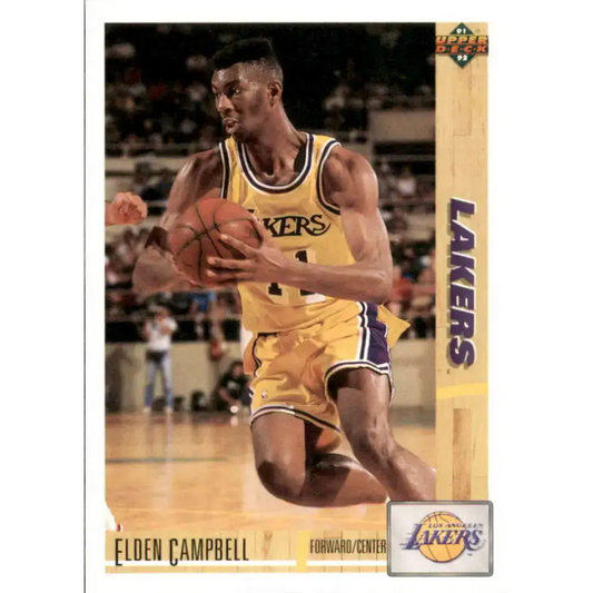 1991-92 Upper Deck #126 Elden Campbell NM-MT Los Angeles Lakers Basketball Card - Basketball Card Single