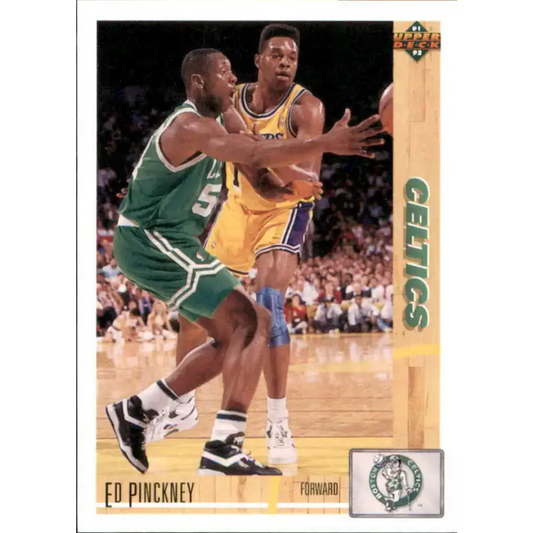 1991-92 Upper Deck #129 Ed Pinckney NM-MT Boston Celtics Basketball Card - Basketball Card Single