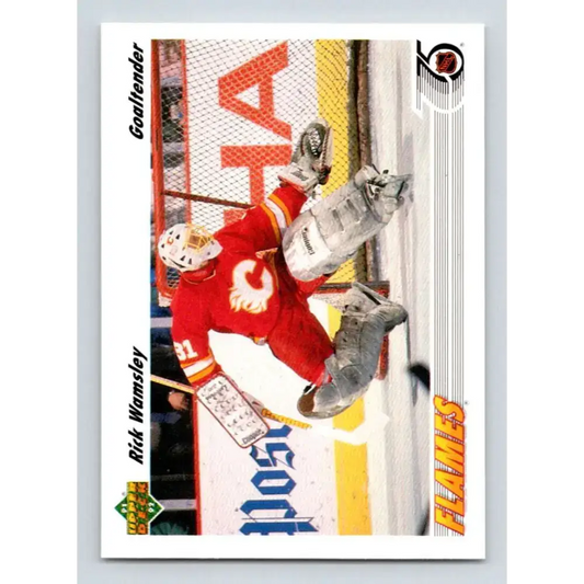 1991-92 Upper Deck #130 Rick Wamsley NM-MT Hockey Card - Hockey Card Single