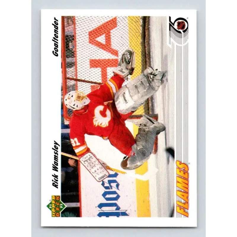 1991-92 Upper Deck #130 Rick Wamsley NM-MT Hockey Card - Hockey Card Single
