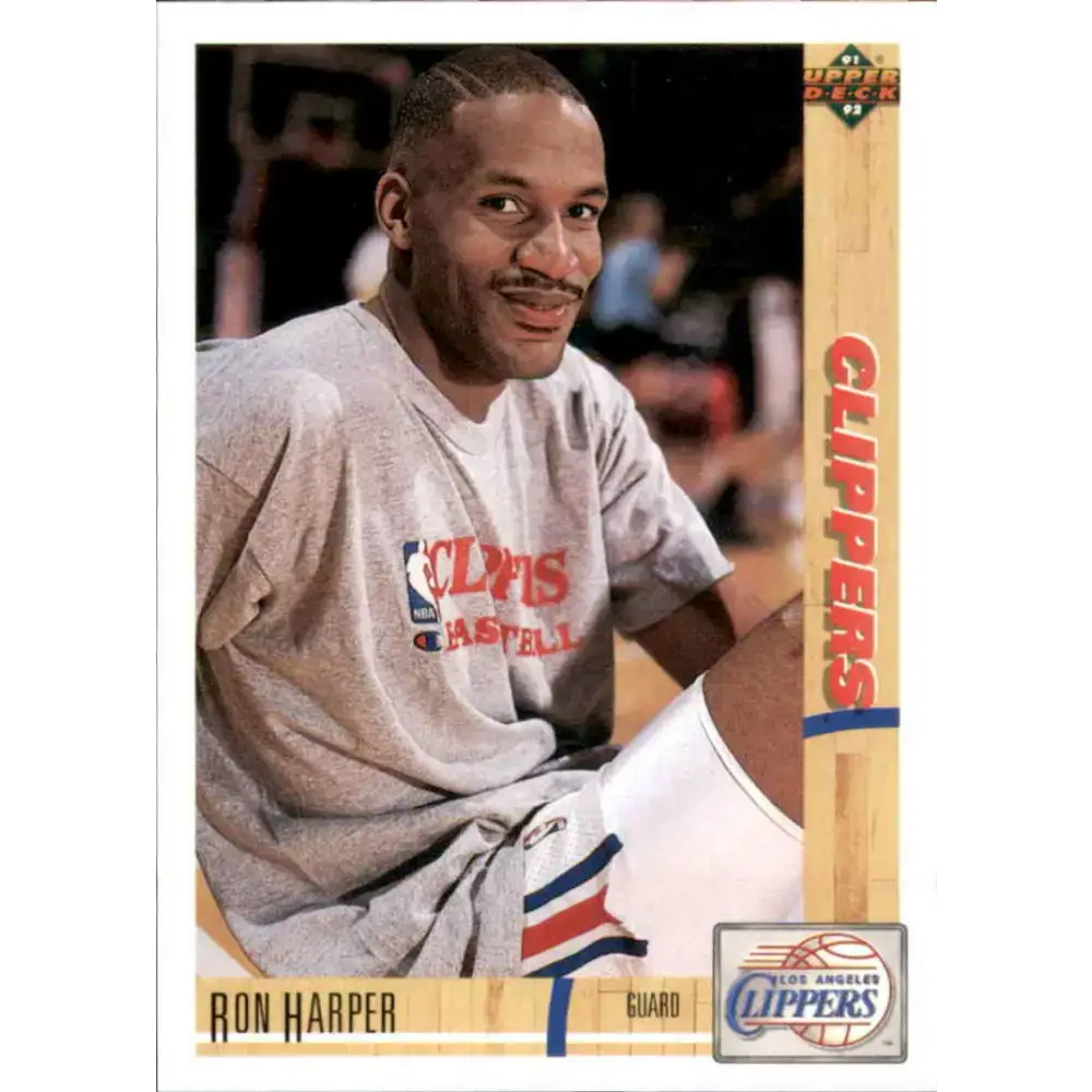 1991-92 Upper Deck #133 Ron Harper NM-MT Los Angeles Clippers Basketball Card - Basketball Card Single