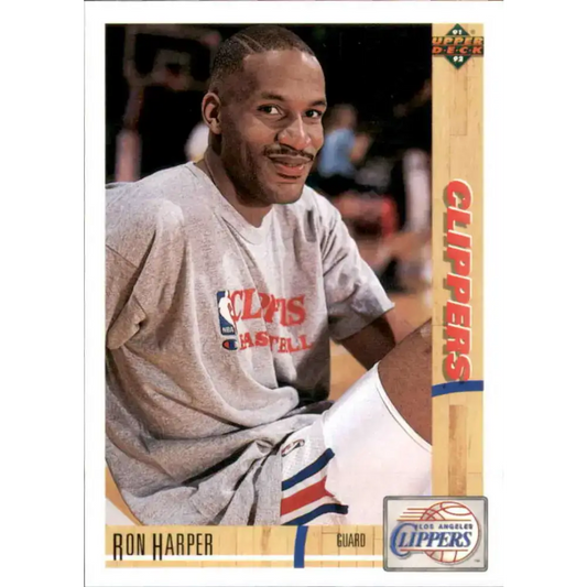 1991-92 Upper Deck #133 Ron Harper NM-MT Los Angeles Clippers Basketball Card - Basketball Card Single
