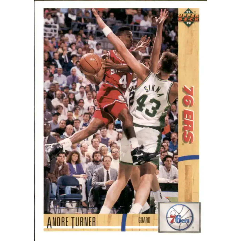 1991-92 Upper Deck #134 Andre Turner NM-MT Washington Bullets Basketball Card - Basketball Card Single