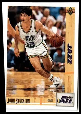 1991-92 Upper Deck #136 John Stockton - Basketball Card Single
