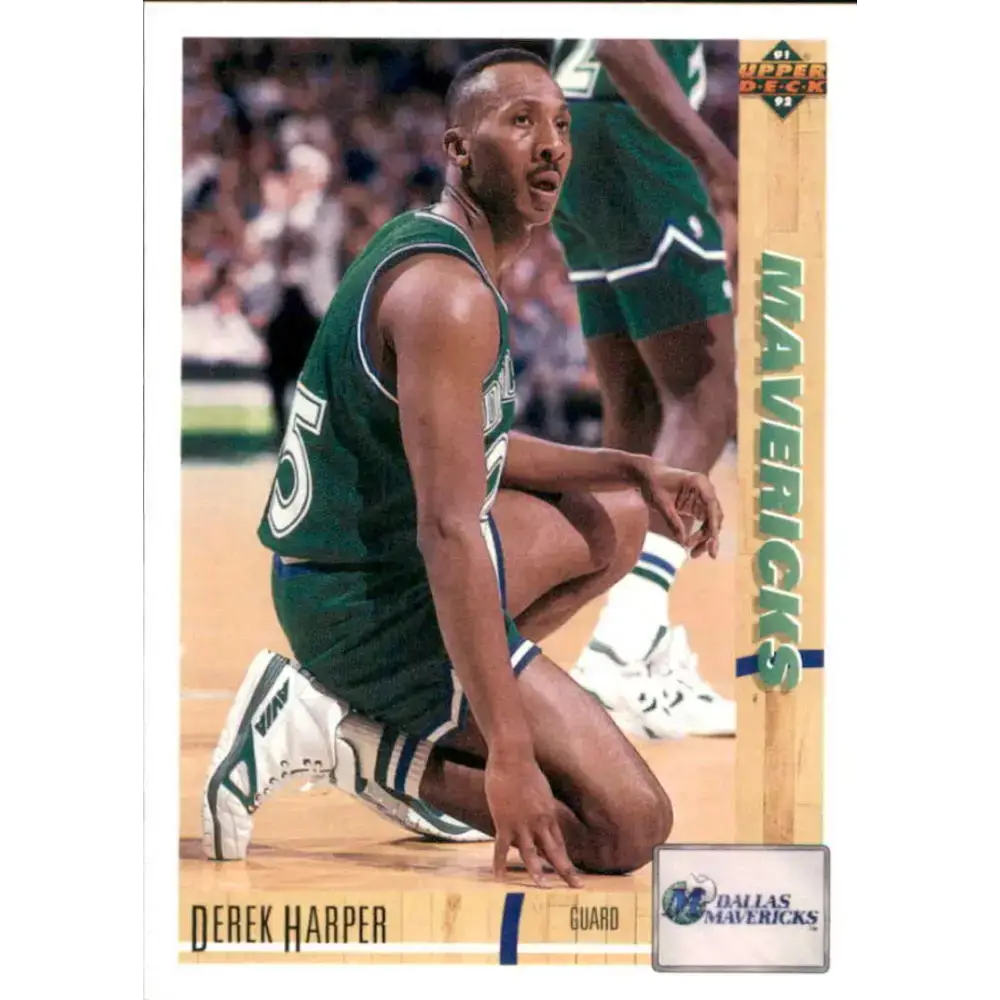 1991-92 Upper Deck #137 Derek Harper NM-MT Dallas Mavericks Basketball Card - Basketball Card Single