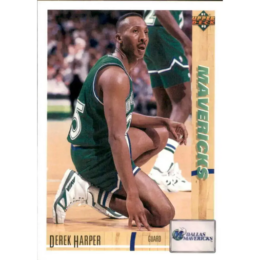 1991-92 Upper Deck #137 Derek Harper NM-MT Dallas Mavericks Basketball Card - Basketball Card Single