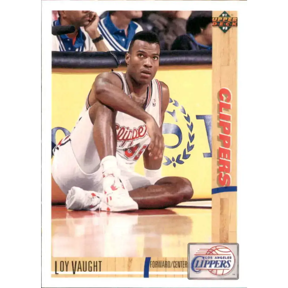 1991-92 Upper Deck #138 Loy Vaught NM-MT Los Angeles Clippers Basketball Card - Basketball Card Single