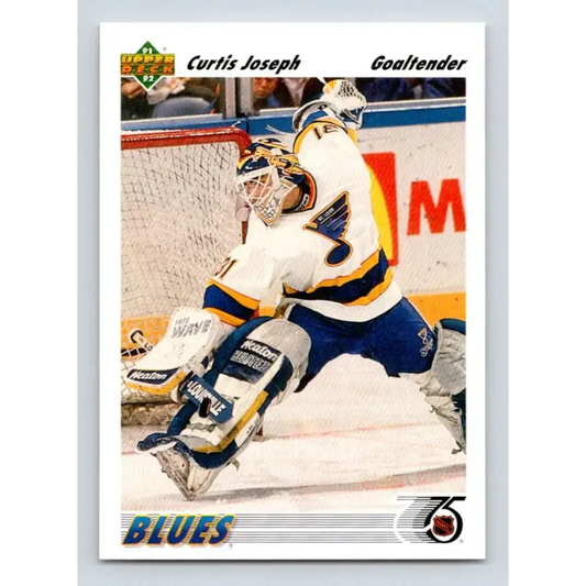 1991-92 Upper Deck #139 Curtis Joseph NM-MT Hockey Card - Hockey Card Single