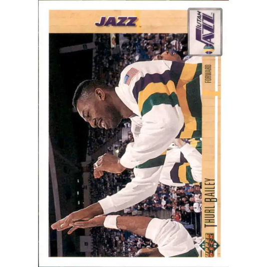 1991-92 Upper Deck #139 Thurl Bailey NM-MT Utah Jazz Basketball Card - Basketball Card Single