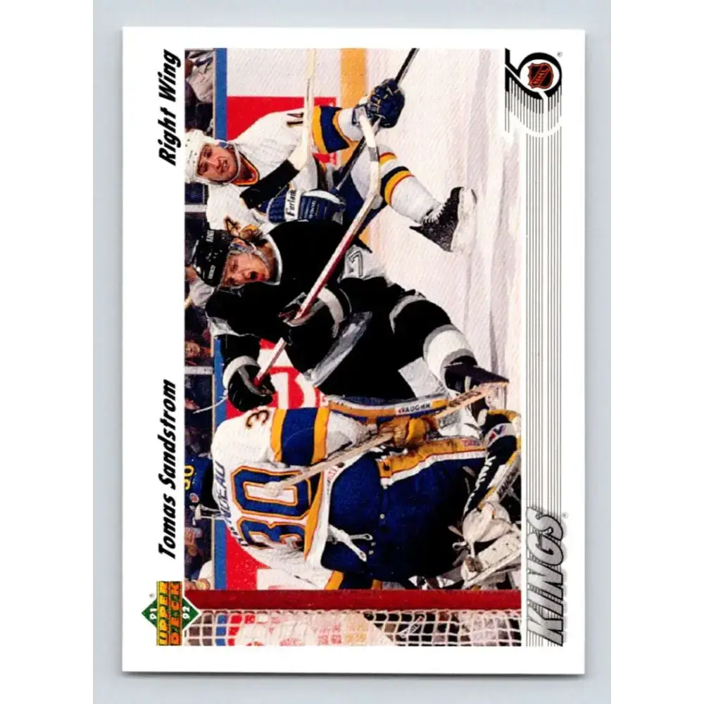 1991-92 Upper Deck #141 Tomas Sandstrom NM-MT Los Angeles Kings Hockey Card - Hockey Card Single