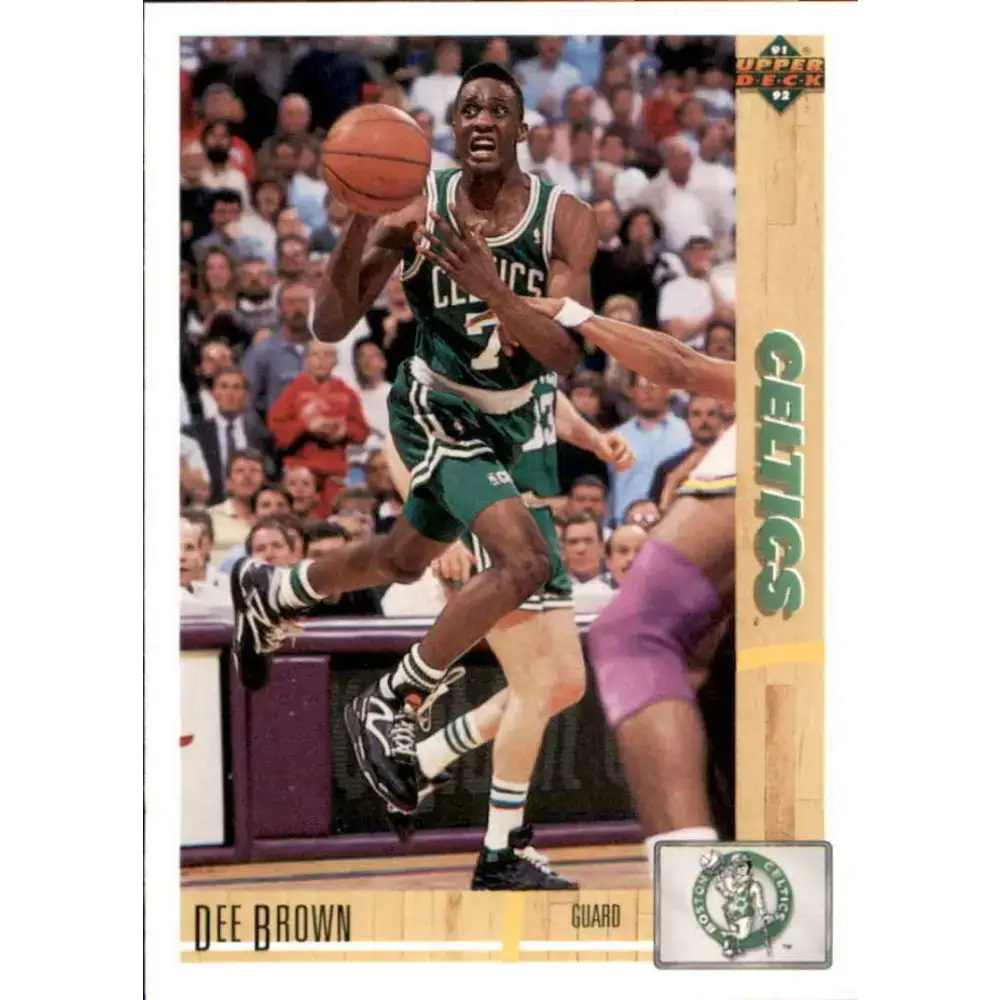 1991-92 Upper Deck #143 Dee Brown NM-MT Boston Celtics Basketball Card - Basketball Card Single