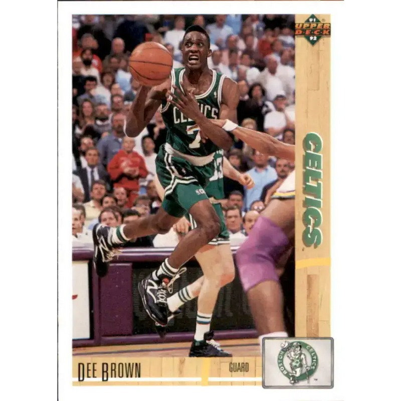 1991-92 Upper Deck #143 Dee Brown NM-MT Boston Celtics Basketball Card - Basketball Card Single