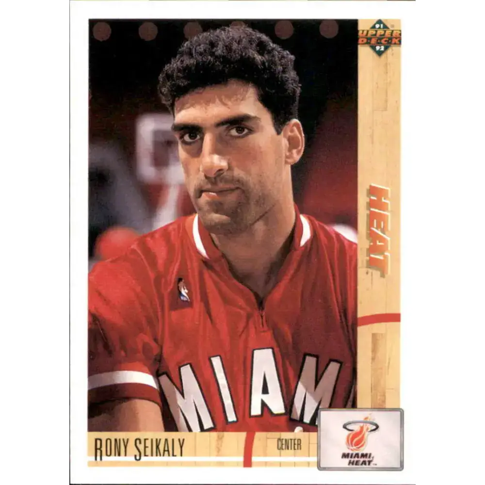 1991-92 Upper Deck #145 Rony Seikaly NM-MT Miami Heat Basketball Card - Basketball Card Single