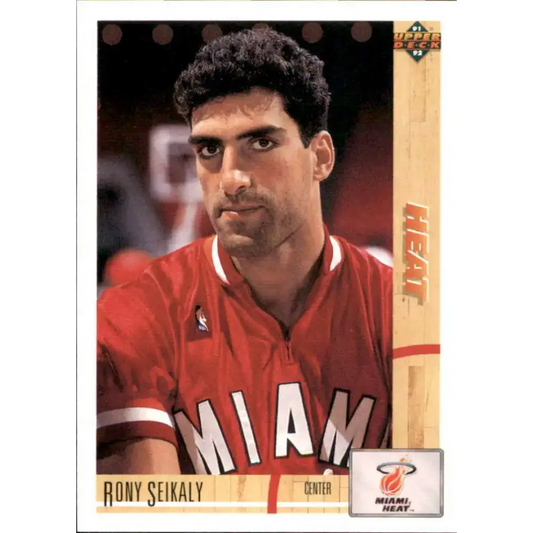 1991-92 Upper Deck #145 Rony Seikaly NM-MT Miami Heat Basketball Card - Basketball Card Single