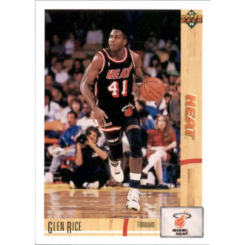 1991-92 Upper Deck #147 Glen Rice NM-MT Miami Heat Basketball Card - Basketball Card Single