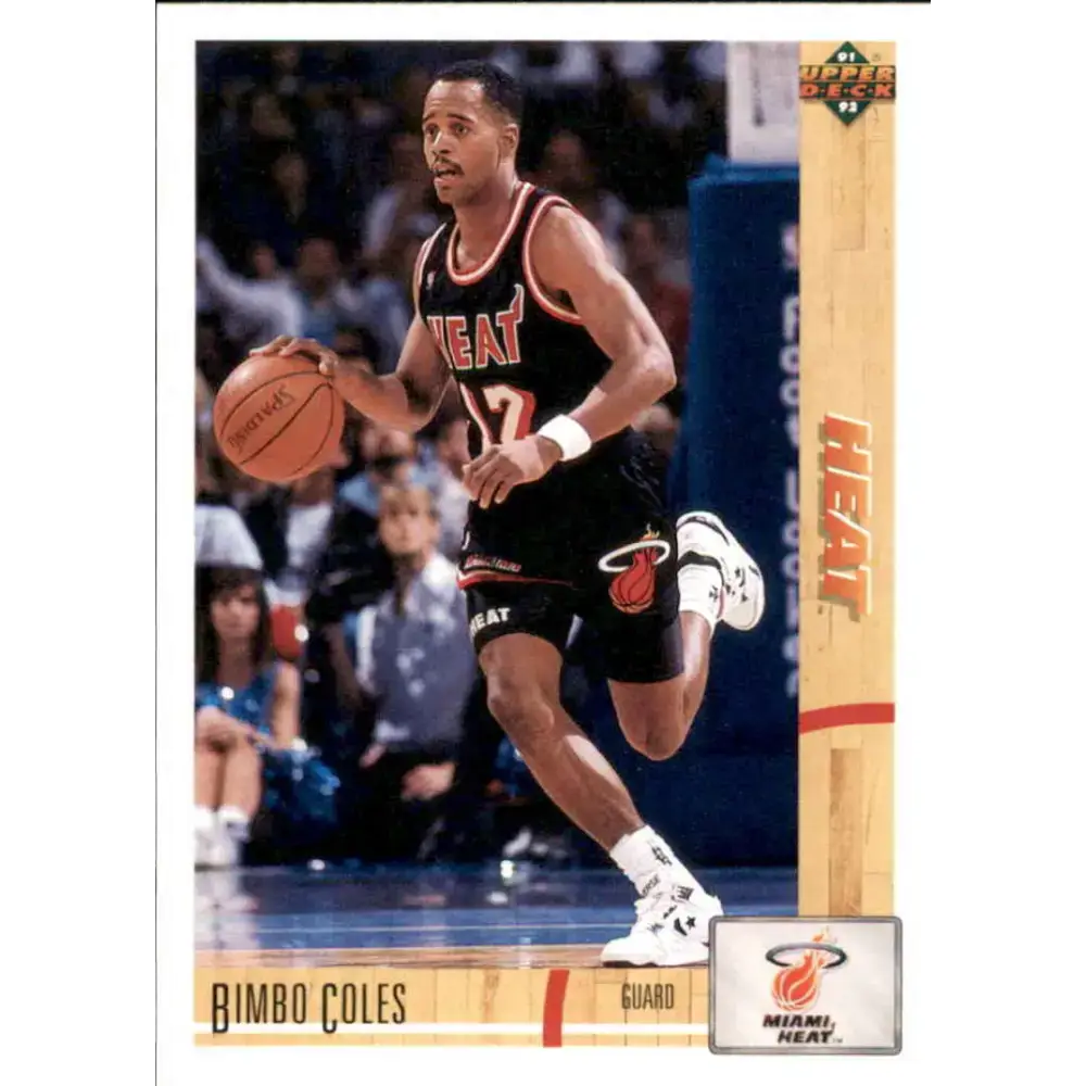 1991-92 Upper Deck #149 Bimbo Coles NM-MT Miami Heat Basketball Card - Basketball Card Single