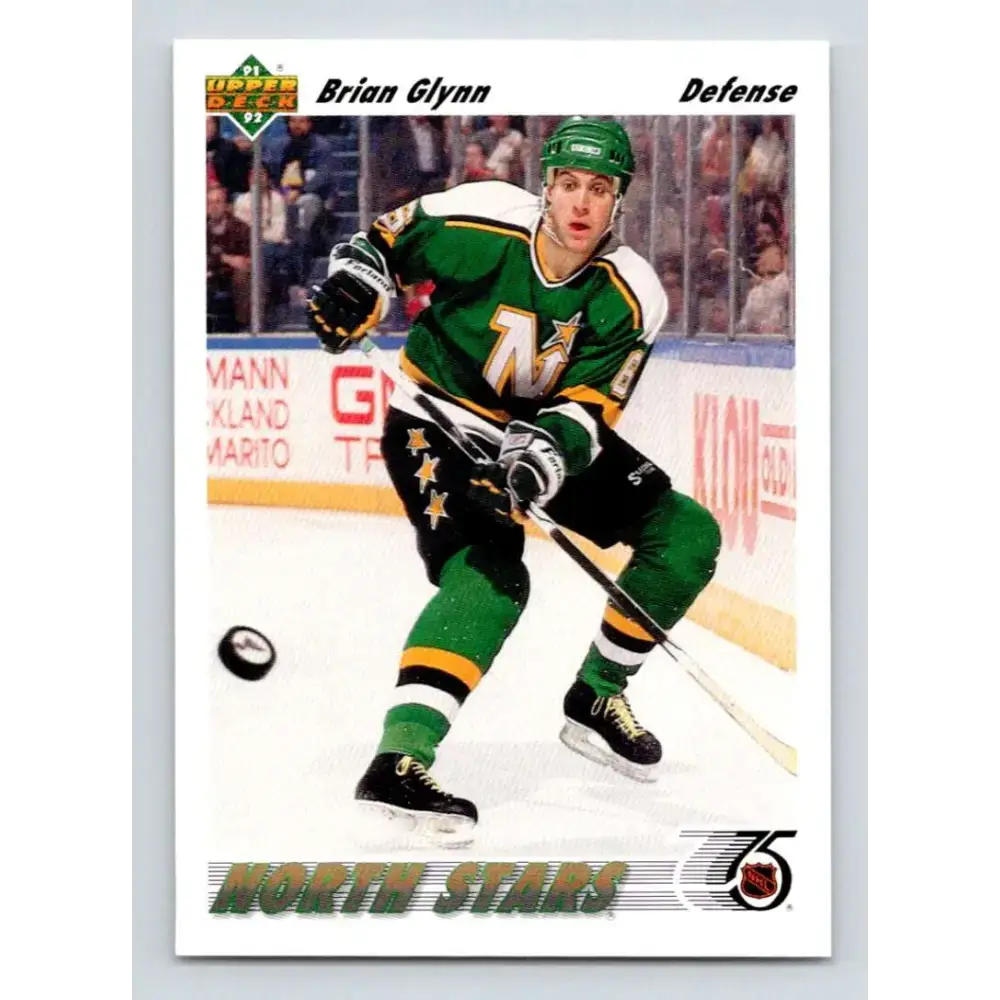 1991-92 Upper Deck #158 Brian Glynn NM-MT Hockey Card - Hockey Card Single