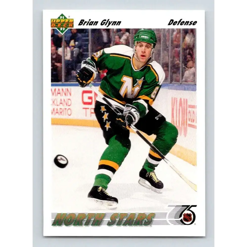 1991-92 Upper Deck #158 Brian Glynn NM-MT Hockey Card - Hockey Card Single