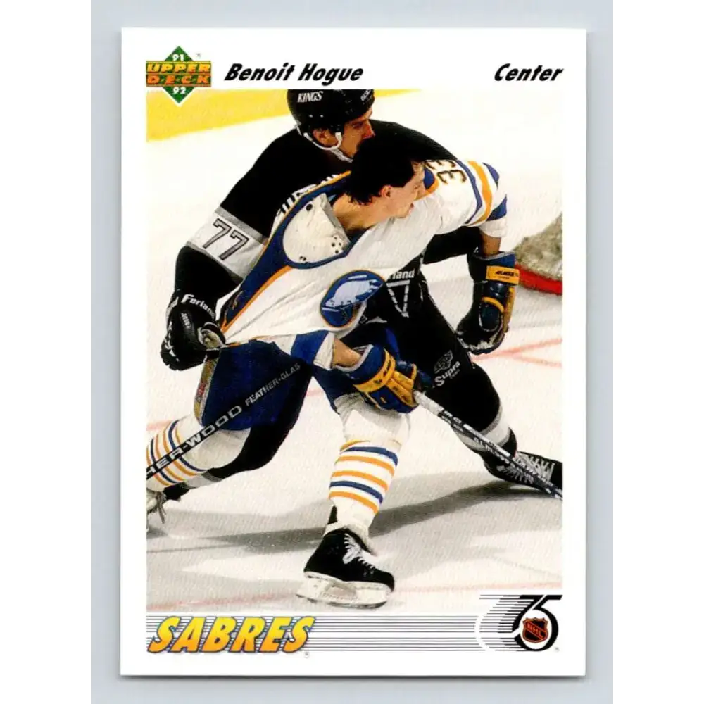 1991-92 Upper Deck #159 Benoit Hogue UER NM-MT Hockey Card - Hockey Card Single