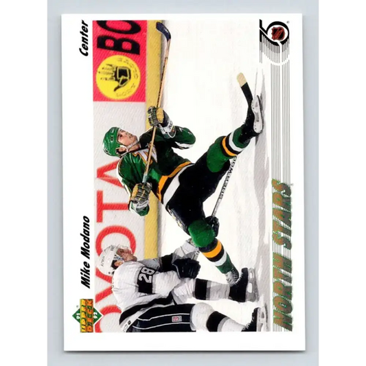 1991-92 Upper Deck #160 Mike Modano NM-MT Minnesota North Stars Hockey Card - Hockey Card Single