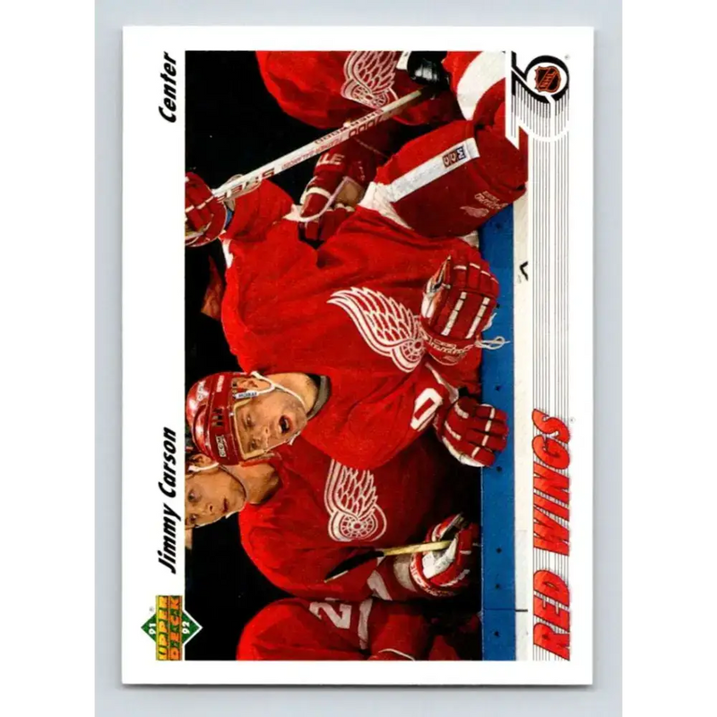 1991-92 Upper Deck #161 Jimmy Carson NM-MT Detroit Red Wings Hockey Card - Hockey Card Single