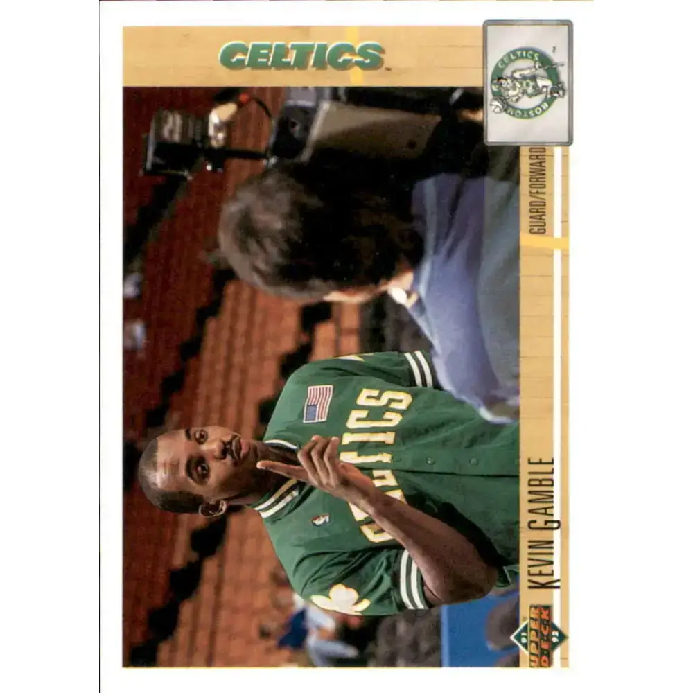 1991-92 Upper Deck #170 Kevin Gamble NM-MT Boston Celtics Basketball Card - Basketball Card Single