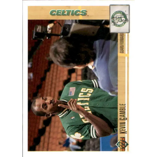 1991-92 Upper Deck #170 Kevin Gamble NM-MT Boston Celtics Basketball Card - Basketball Card Single