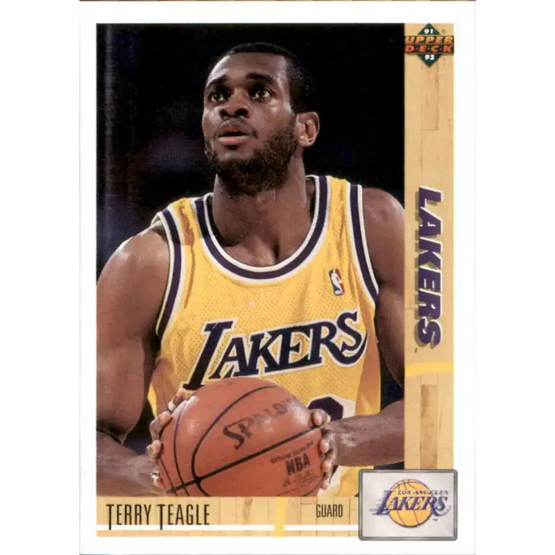 1991-92 Upper Deck #171 Terry Teagle NM-MT Los Angeles Lakers Basketball Card - Basketball Card Single