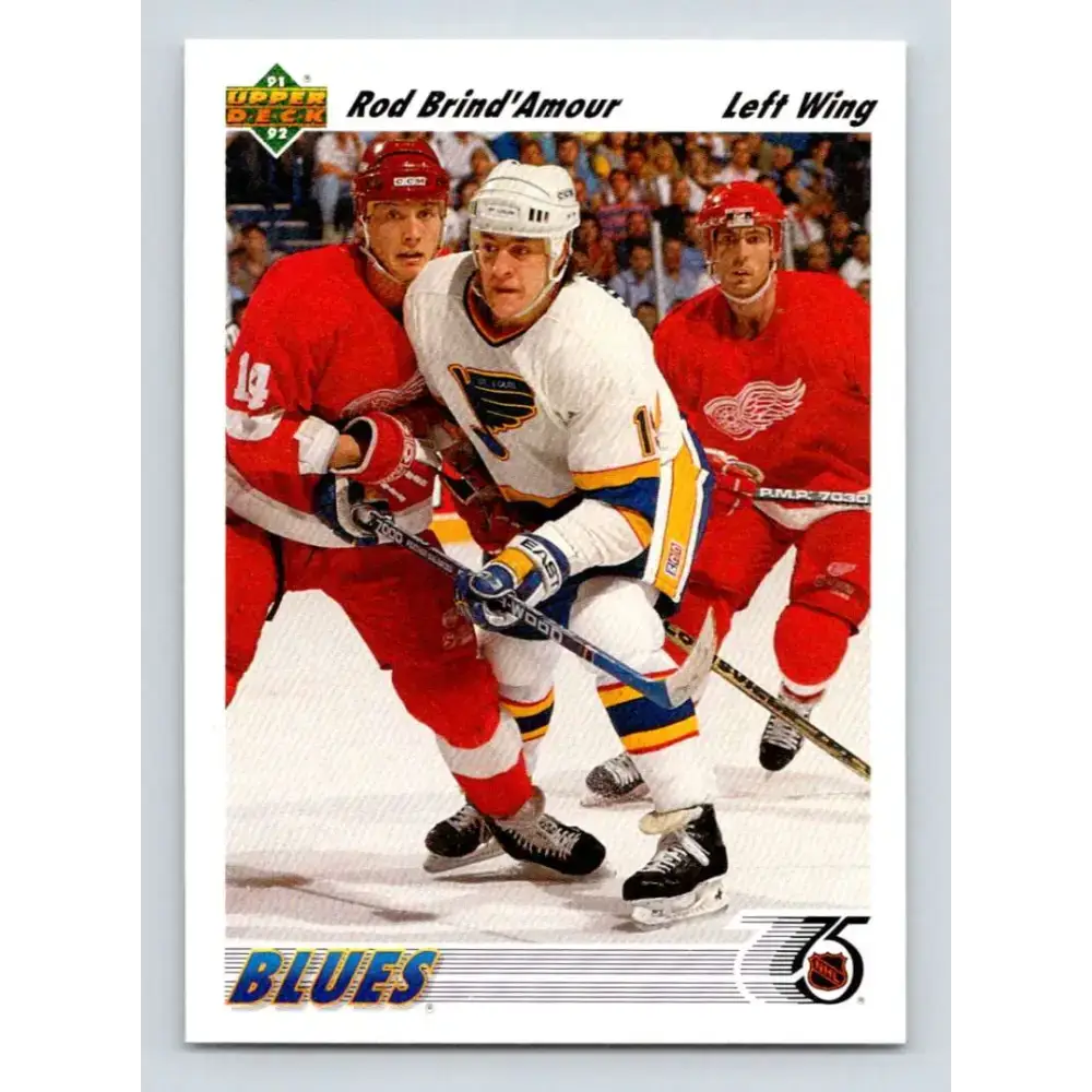 1991-92 Upper Deck #189 Rod Brind’Amour NM-MT Hockey Card - Hockey Card Single