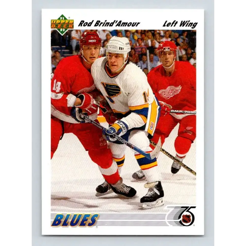 1991-92 Upper Deck #189 Rod Brind’Amour NM-MT Hockey Card - Hockey Card Single