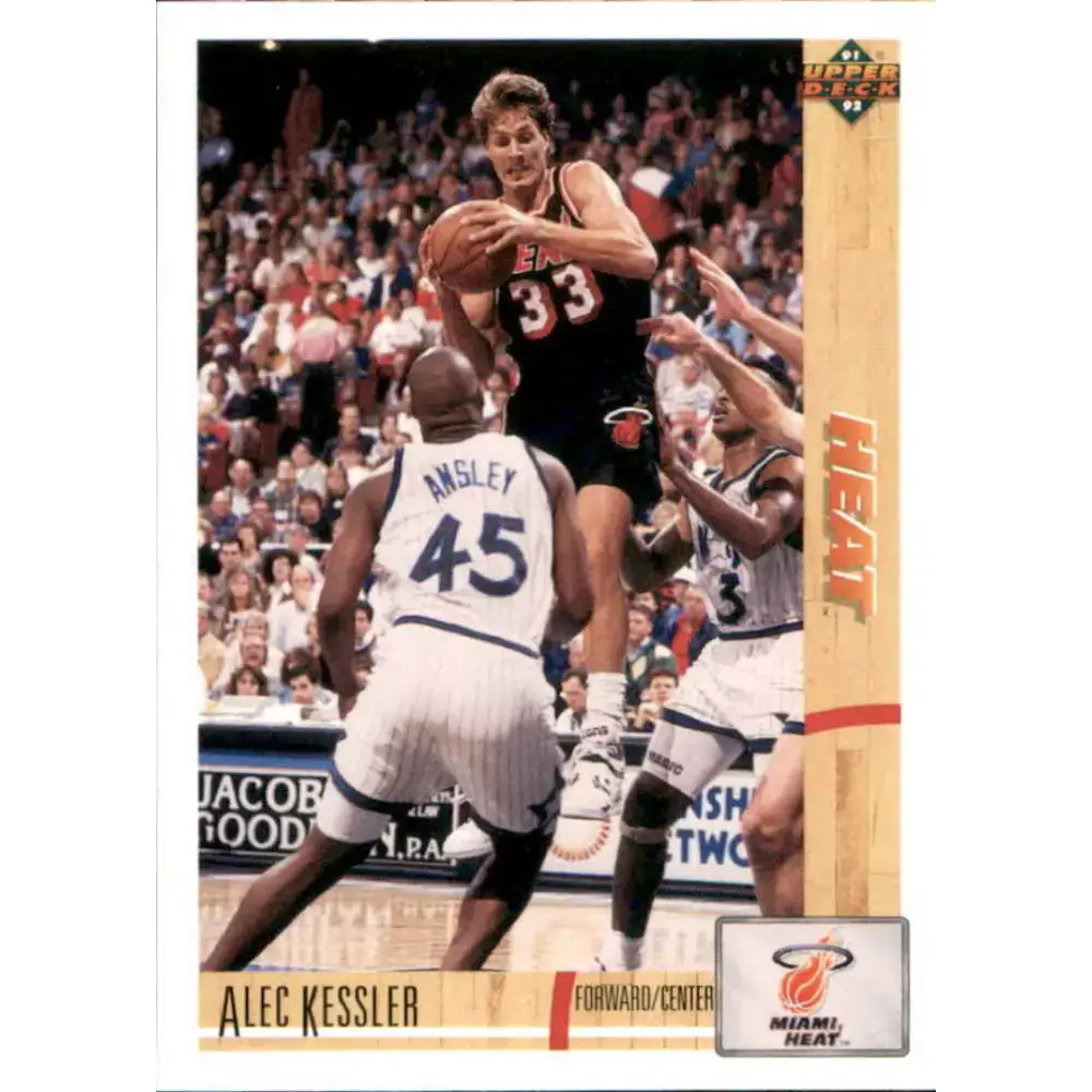 1991-92 Upper Deck #194 Alec Kessler NM-MT Miami Heat Basketball Card - Basketball Card Single