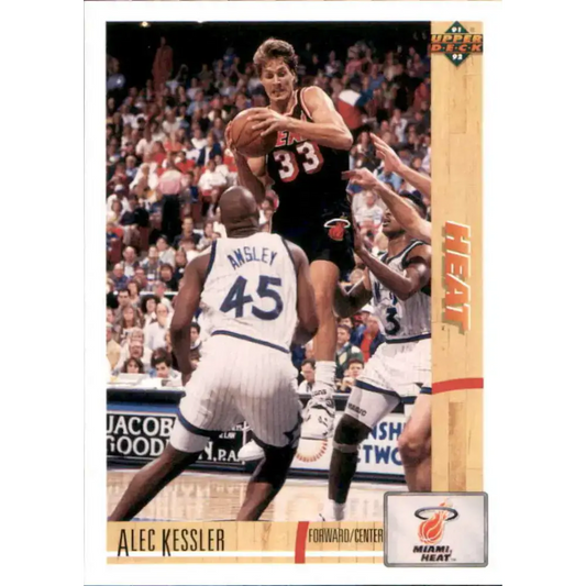 1991-92 Upper Deck #194 Alec Kessler NM-MT Miami Heat Basketball Card - Basketball Card Single
