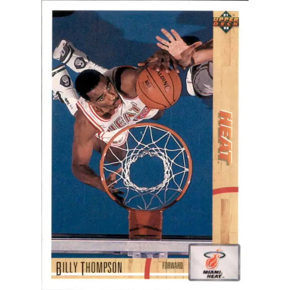 1991-92 Upper Deck #196 Billy Thompson NM-MT Miami Heat Basketball Card - Basketball Card Single