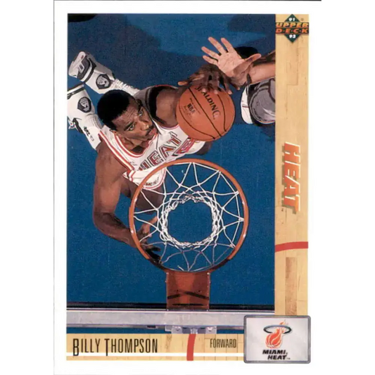 1991-92 Upper Deck #196 Billy Thompson NM-MT Miami Heat Basketball Card - Basketball Card Single