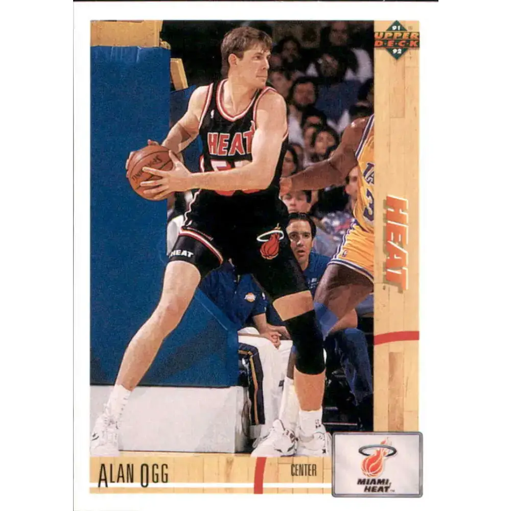 1991-92 Upper Deck #198 Alan Ogg NM-MT Miami Heat Basketball Card - Basketball Card Single