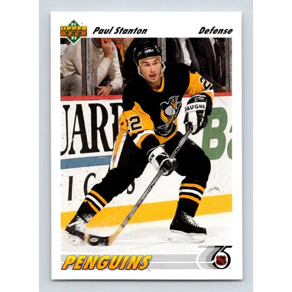 1991-92 Upper Deck #203 Paul Stanton NM-MT Pittsburgh Penguins Hockey Card - Hockey Card Single