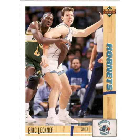1991-92 Upper Deck #204 Eric Leckner NM-MT Charlotte Hornets Basketball Card - Basketball Card Single