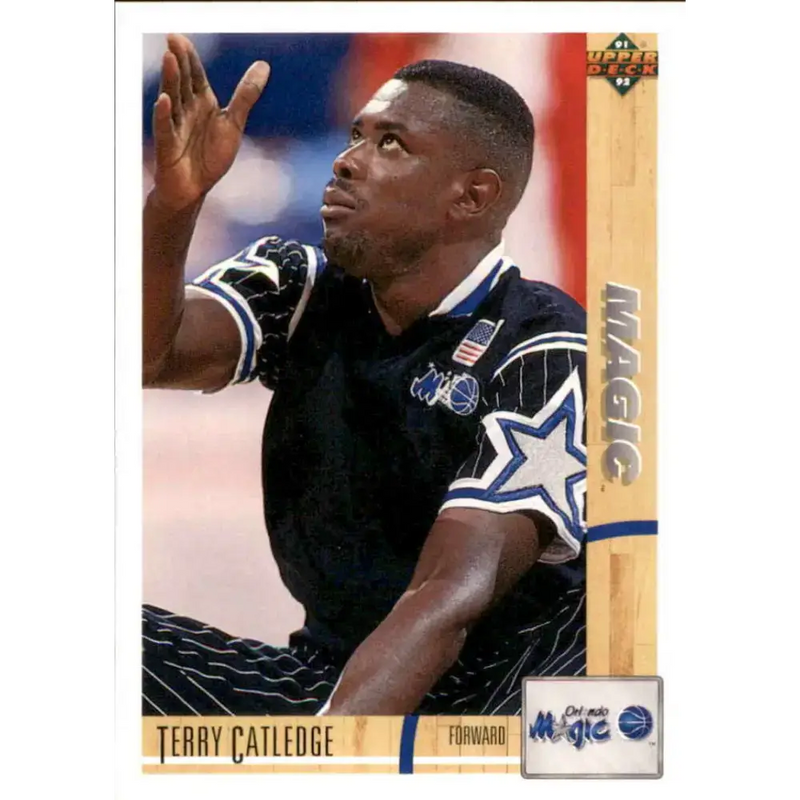 1991-92 Upper Deck #205 Terry Catledge NM-MT Orlando Magic Basketball Card - Basketball Card Single