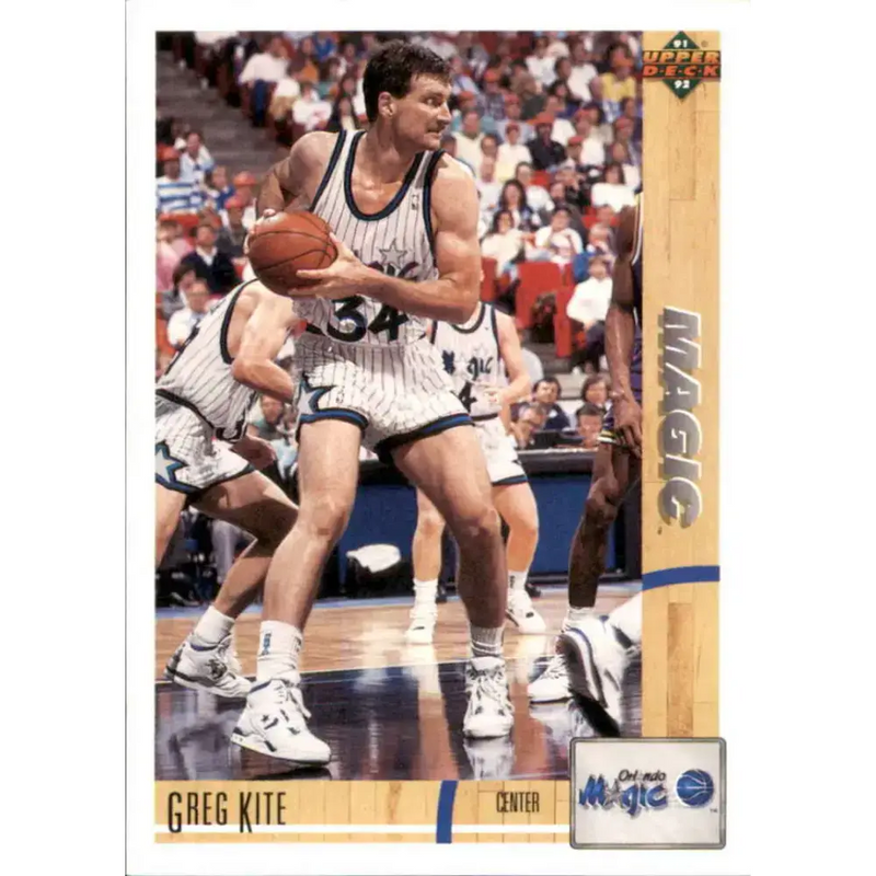 1991-92 Upper Deck #207 Greg Kite NM-MT Orlando Magic Basketball Card - Basketball Card Single