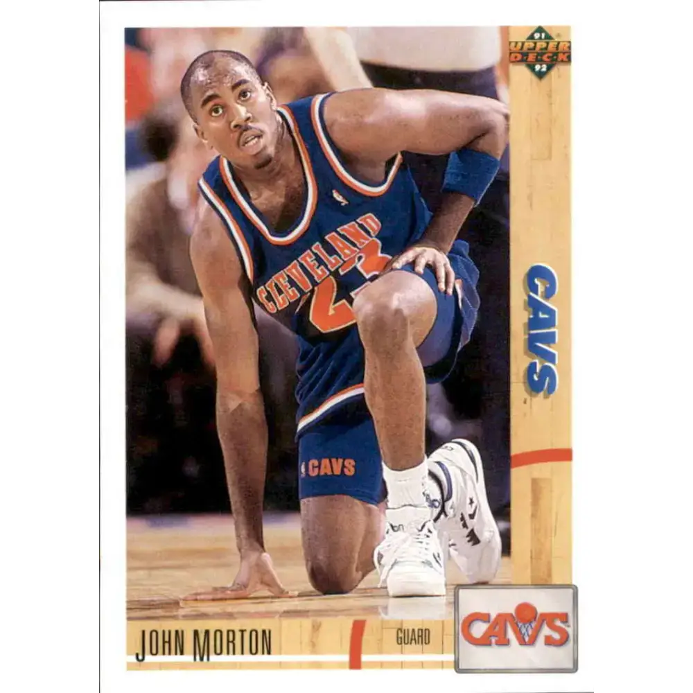 1991-92 Upper Deck #210 John Morton NM-MT Cleveland Cavaliers Basketball Card - Basketball Card Single