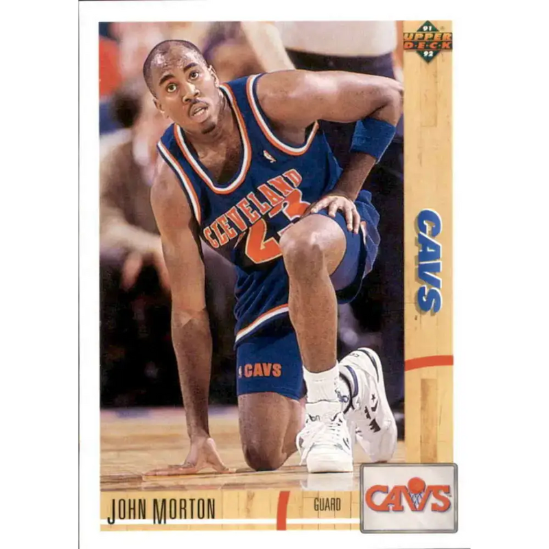 1991-92 Upper Deck #210 John Morton NM-MT Cleveland Cavaliers Basketball Card - Basketball Card Single